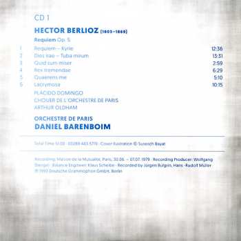 8CD/Doos Daniel Barenboim: Barenboim Orchestre De Paris 