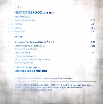8CD/Doos Daniel Barenboim: Barenboim Orchestre De Paris 
