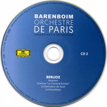 8CD/Doos Daniel Barenboim: Barenboim Orchestre De Paris 