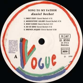 LP Daniel Bechet: Songs To My Father DLX