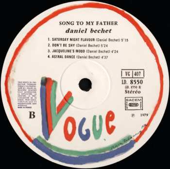 LP Daniel Bechet: Songs To My Father DLX