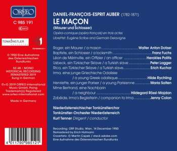 CD Hilde Rössel-Majdan: Le Maçon