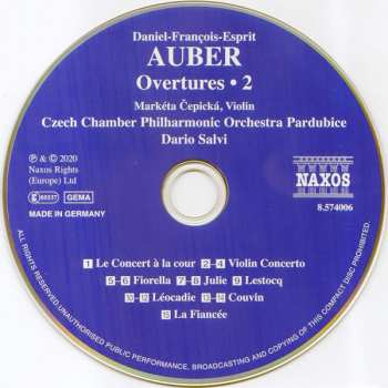 CD The Czech Philharmonic Chamber Orchestra: Overtures • 2