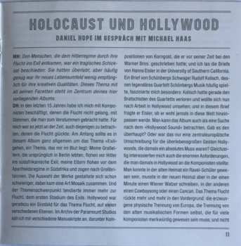 CD Daniel Hope: Escape To Paradise (The Hollywood Album)