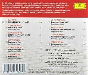 CD Kungliga Filharmonikerna: The Romantic Violinist - A Celebration Of Joseph Joachim