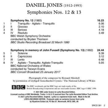 CD Maldwyn Davies: Symphonies Nos. 12 & 13 / Come My Way, My Truth, My Life