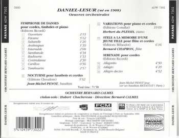 CD Jean-Yves Daniel-Lesur: Oeuvres Orchestrales