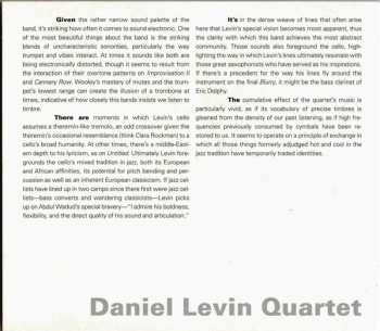 CD Daniel Levin Quartet: Blurry