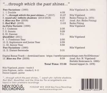 CD Dan Lippel: ...Through Which The Past Shines...: Works By Nils Vigeland And Reiko Füting