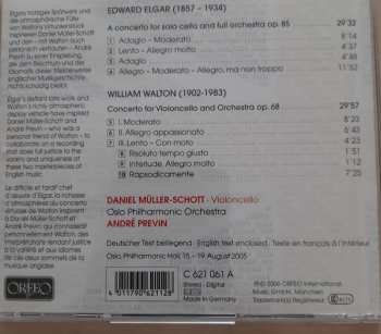 CD André Previn: Elgar, Walton: Cello Concertos