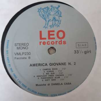 LP Daniela Casa: America Giovane N. 2