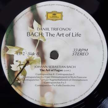 3LP Johann Sebastian Bach: Bach: The Art Of Life 