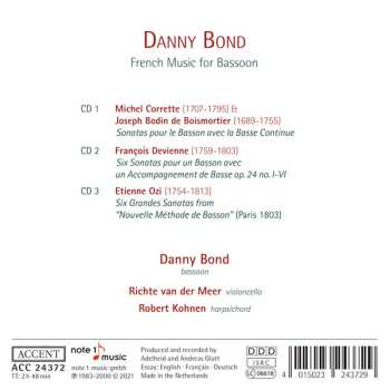 3CD Danny Bond: French Music For Bassoon