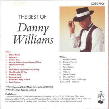 CD Danny Williams: The Best Of