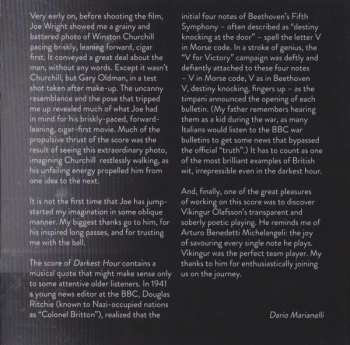 CD Víkingur Ólafsson: Darkest Hour (Original Motion Picture Soundtrack)