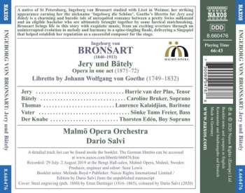CD Johann Wolfgang von Goethe: Jery und Bätely