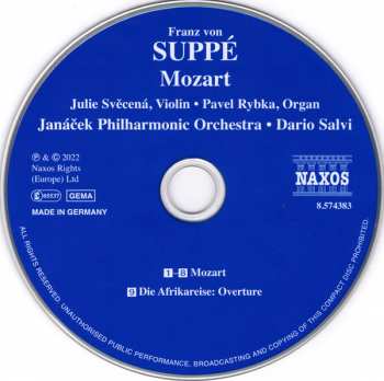 CD Janacek Philharmonic Orchestra: Mozart [Incidental Music]