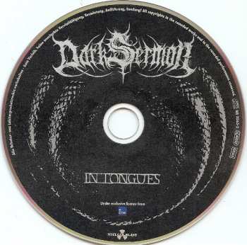 CD Dark Sermon: In Tongues