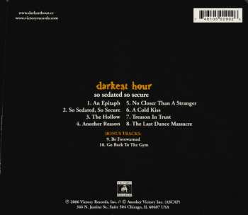 CD Darkest Hour: So Sedated, So Secure DLX | LTD