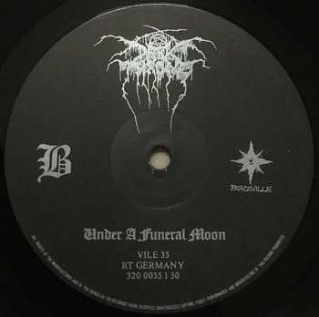 LP Darkthrone: Under A Funeral Moon - Clear Vinyl