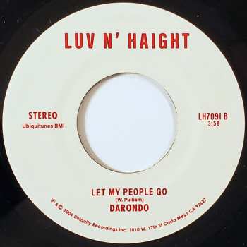 SP Darondo: Legs / Let My People Go