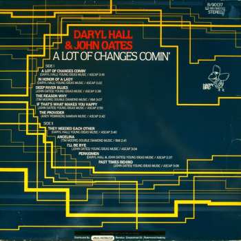 LP Daryl Hall & John Oates: A Lot Of Changes Comin'