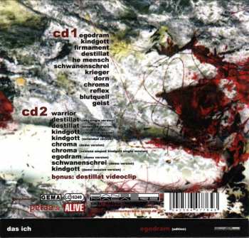 2CD Das Ich: Egodram (Edition) LTD