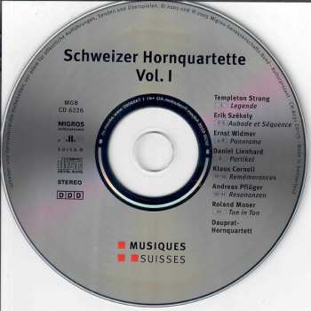CD Dauprat-Hornquartett: Schweizer Hornquartette Vol. 1
