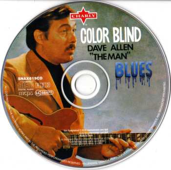CD Dave Allen "The Man": Color Blind LTD