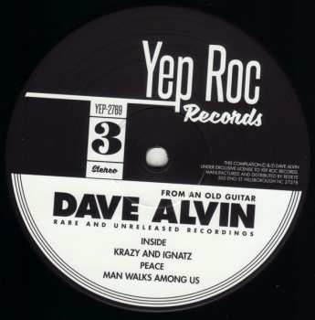 2LP Dave Alvin: From An Old Guitar (Rare And Unreleased Recordings)