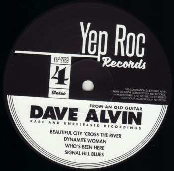 2LP Dave Alvin: From An Old Guitar (Rare And Unreleased Recordings)
