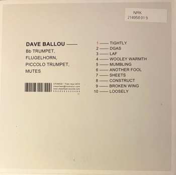 CD Dave Ballou: Solo Trumpet