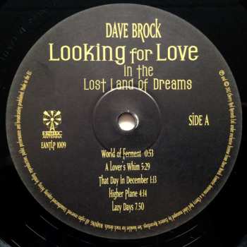 2LP Dave Brock: Looking For Love In The Lost Land Of Dreams