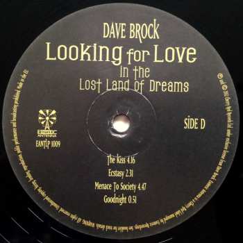 2LP Dave Brock: Looking For Love In The Lost Land Of Dreams