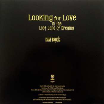 2LP Dave Brock: Looking For Love In The Lost Land Of Dreams