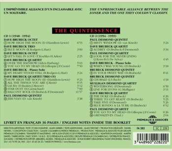2CD Dave Brubeck: Le Jazz De Leur Temps - The Quintessence (San Francisco - New York - Los Angeles) 1948 -1959