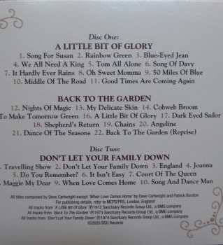 2CD Dave Cartwright: A Little Bit Of Glory-Back To The Garden-Don't Let Your Family Down