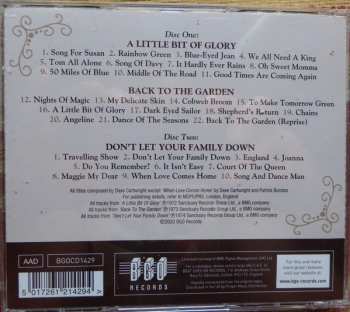 2CD Dave Cartwright: A Little Bit Of Glory-Back To The Garden-Don't Let Your Family Down