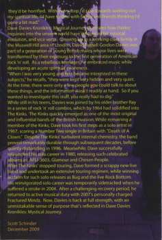 CD/DVD Dave Davies: Mystical Journey
