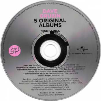 5CD/Doos Dave Grusin: 5 Original Albums