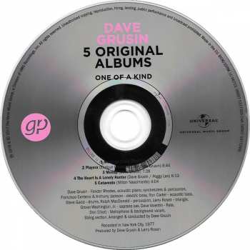 5CD/Doos Dave Grusin: 5 Original Albums
