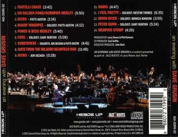 CD Dave Grusin: An Evening With Dave Grusin