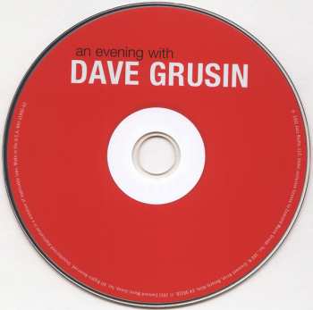 CD Dave Grusin: An Evening With Dave Grusin