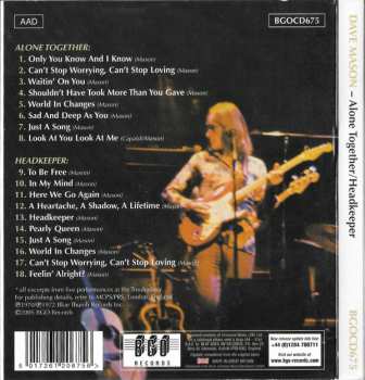 CD Dave Mason: Alone Together / Headkeeper