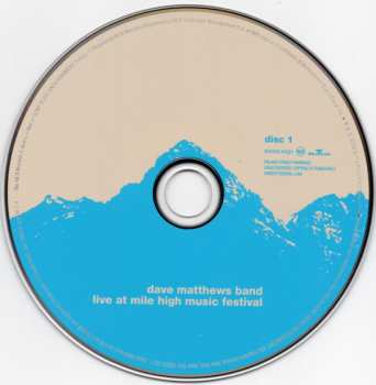 3CD Dave Matthews Band: Live At Mile High Music Festival