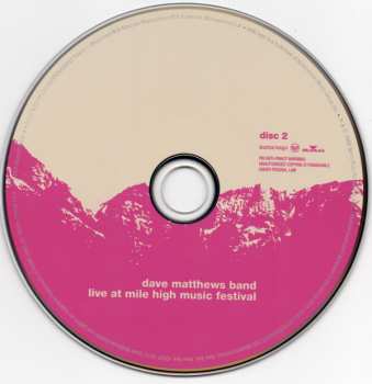 3CD Dave Matthews Band: Live At Mile High Music Festival