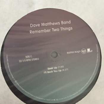 2LP Dave Matthews Band: Remember Two Things