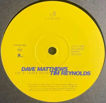 4LP/Doos Dave Matthews: Live At Luther College