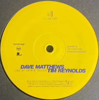 4LP/Doos Dave Matthews: Live At Luther College