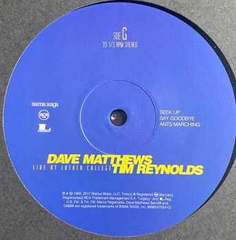 4LP/Doos Dave Matthews: Live At Luther College